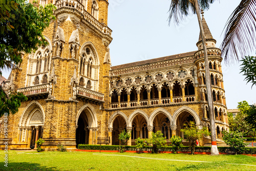 Exterior of the University of Mumbai, Mumbai, Maharashstra, India, Asia photo