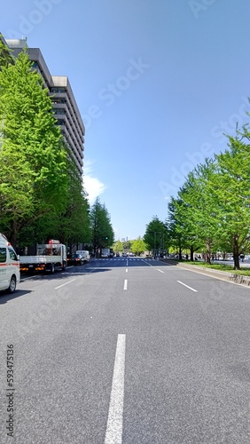 road in the city