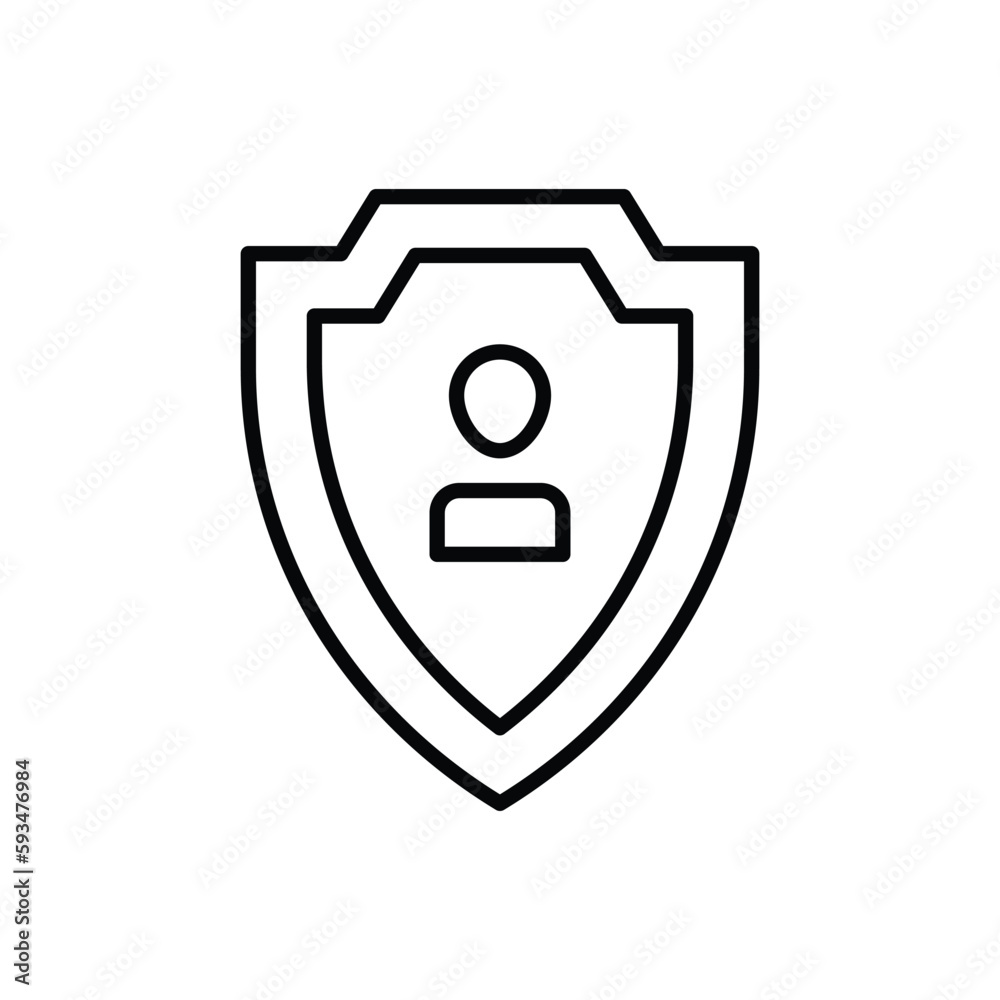 User Security icon vector stock. User Security icon vector stock.