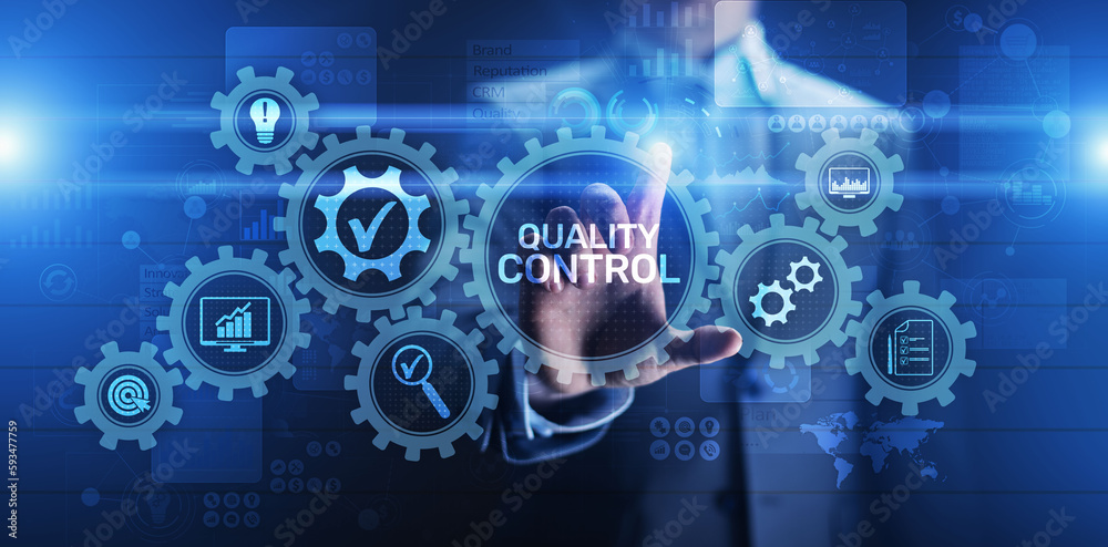Quality control assurance standards business technology concept. Quality control assurance standards business technology concept.