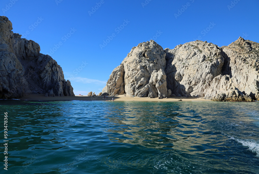 Fototapeta premium View at Lover's Beach - Mexico