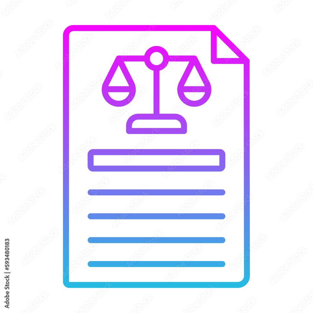 Legal Document Icon