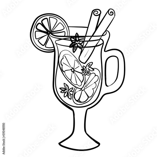 glass of mulled wine