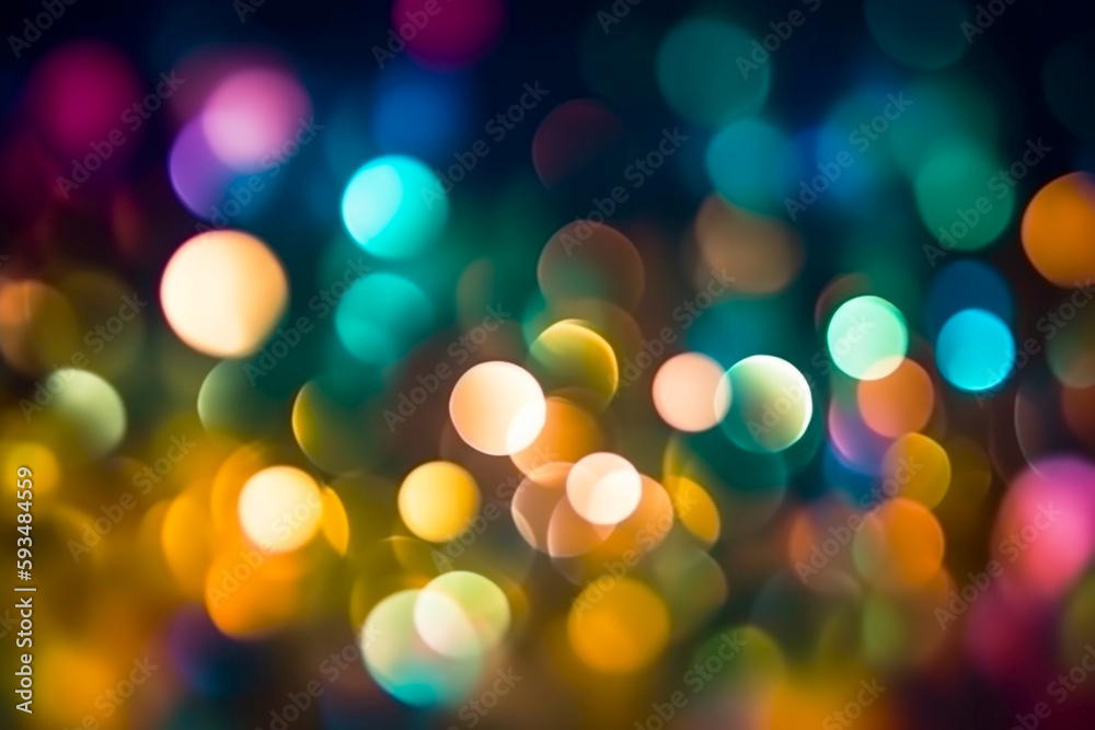 Fondo abstracto de luces bokeh multicolor con efecto desenfocado. Fondo abstracto de luces bokeh multicolor con efecto desenfocado.