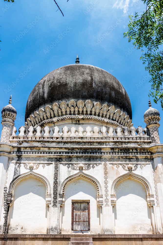 Mausoleum of Commanders, Qutub Shahi Tombs, Hyderabad, Telangana, India, Asia