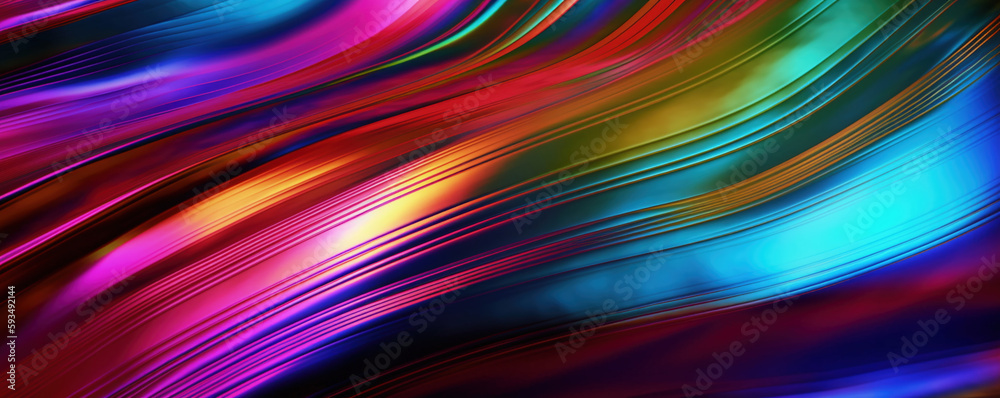 A Multicolored abstract background. AI Generative