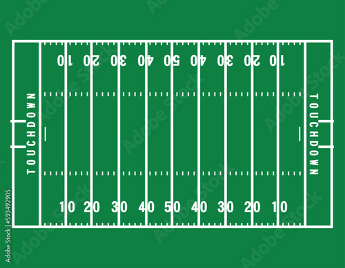 green football field