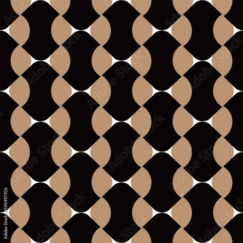 Abstract Retro Geometric Seamless Pattern Trendy Fashion Colors Perfect for Allover Fabric Print or Wrapping Paper Minimal Basic Chic Design