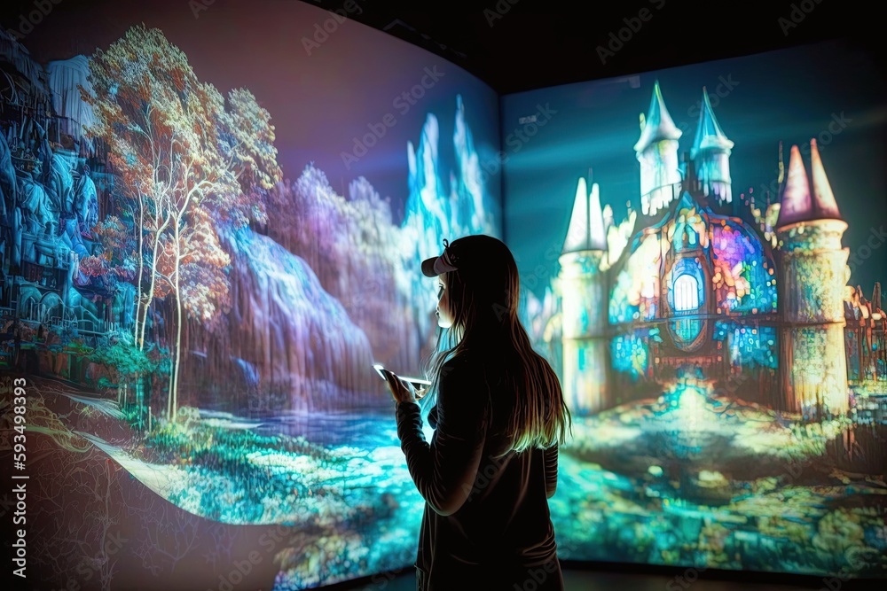 Hologram Display technology for interactive entertainment experiences: holographic video games or concerts. Used in theme parks or other entertainment venues to make engaging experiences for visitors.