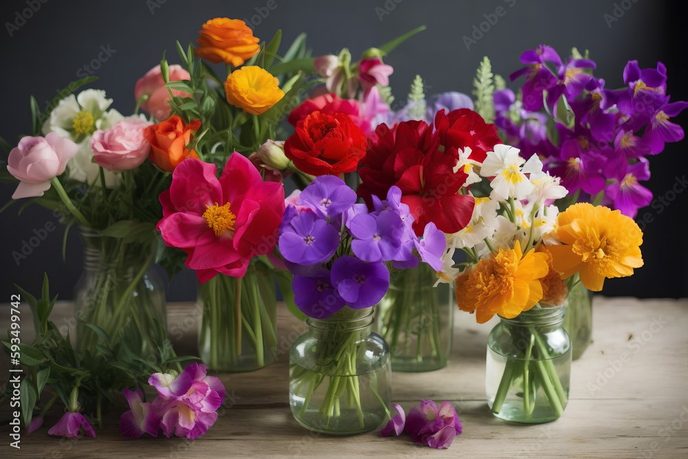 Fototapeta premium Celebrate National Flower Day