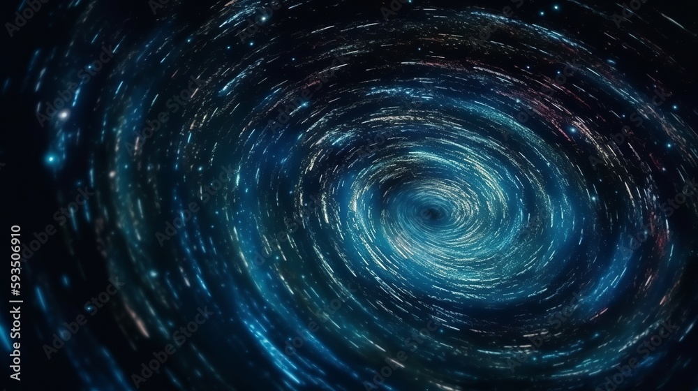 Rotating Galaxy Generative AI Rotating Galaxy Generative AI