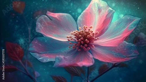 water lily flower Generative AI © Dzmitry