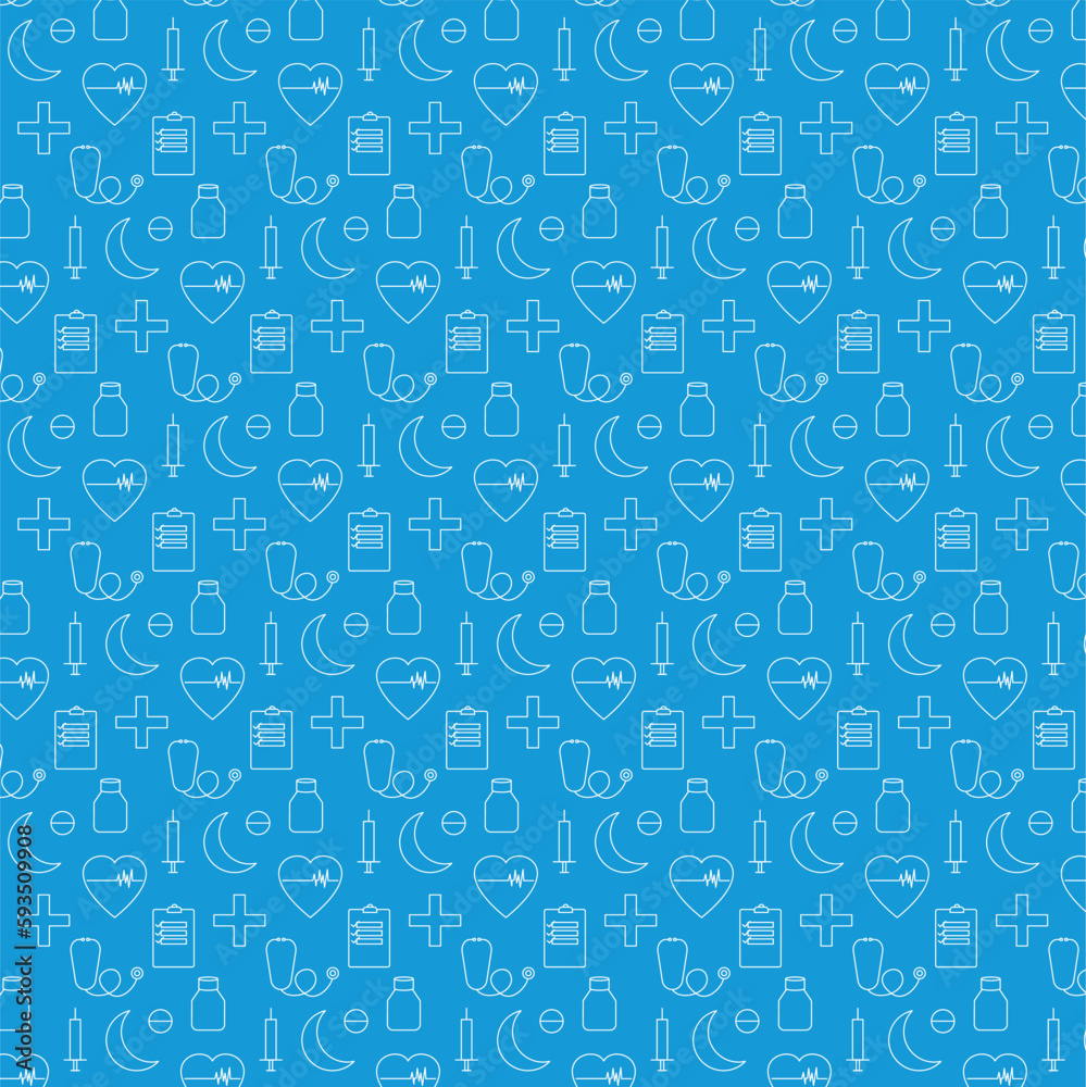 Seamless Medical Pattern Seamless Medical Pattern