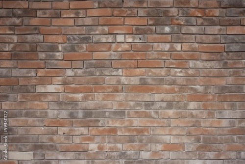 Authentic Brick Wall Texture Background for Your Designs, Generative AI