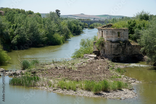 Albolafia water mill on Guadalquivir River in Cordoba, Spain photo