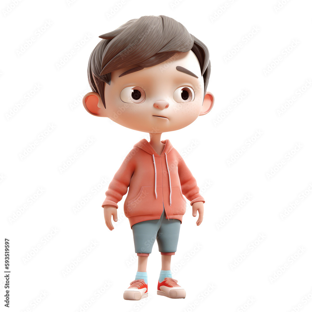 3D icon avatar people kawaii cartoon boy wearer of glasses a smiling man. Bright portrait of a teenage character isolated background transparent png. Generative ai 3D icon avatar people kawaii cartoon boy wearer of glasses a smiling man. Bright portrait of a teenage character isolated background transparent png. Generative ai