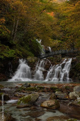 秋の石空川渓谷・一の滝