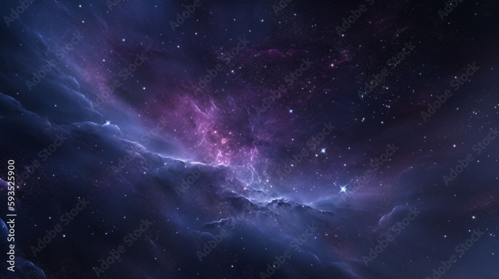 Fototapeta premium Beyond Imagination: Captivating Space Photograph Filled with Countless Stars