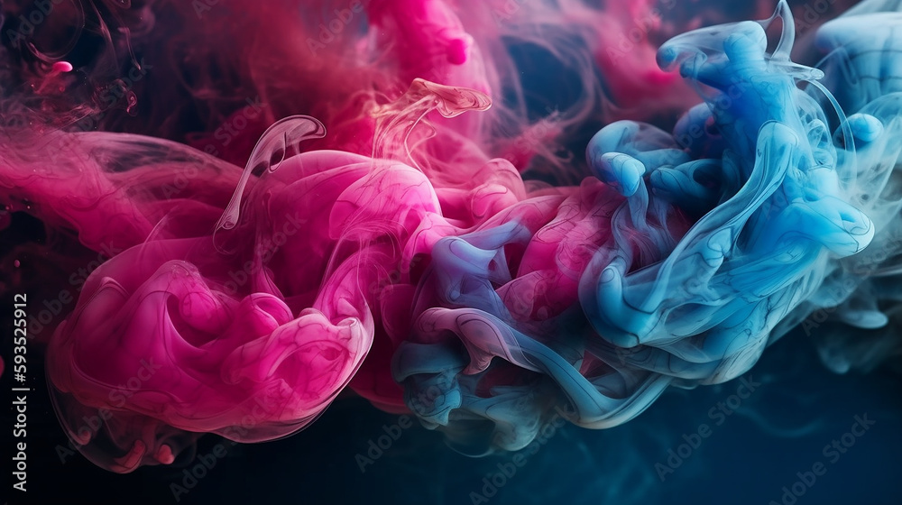 Abstract background with smoke / steam