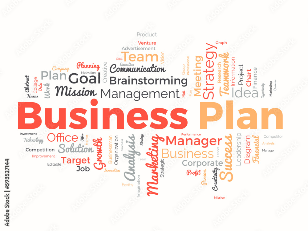 Word cloud background concept for Strategic transition. Business planning progress for change future goal. vector illustration.