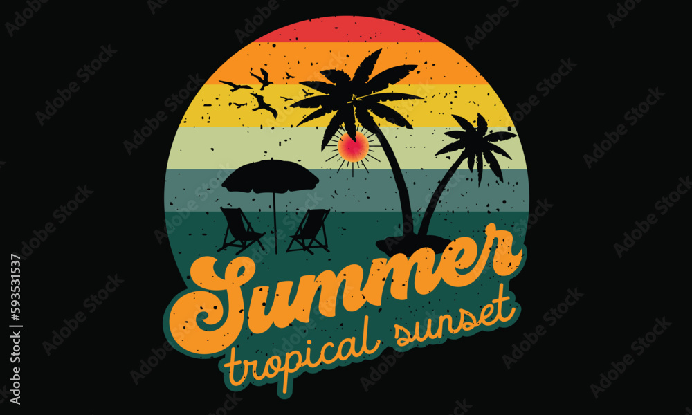 Naklejka premium retro t shirt design with lettering composition on dark background. T-shirt design.