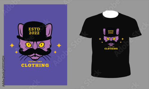 Cat Stay Focus T-shirt, Cat Tattoo Studio T-shirt, t-shirt and apparel trendy design, elegant and classic design source, vectors for T-shirts designs, graphics resource for t shirt, t shirt graphics 