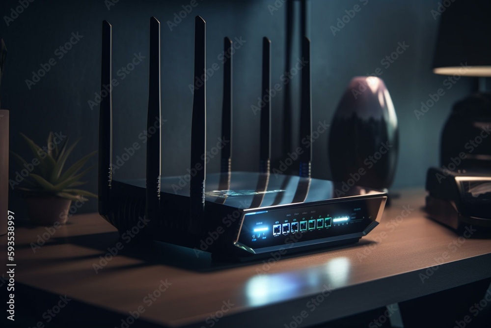 Wifi modern router is designed to deliver lightningfast