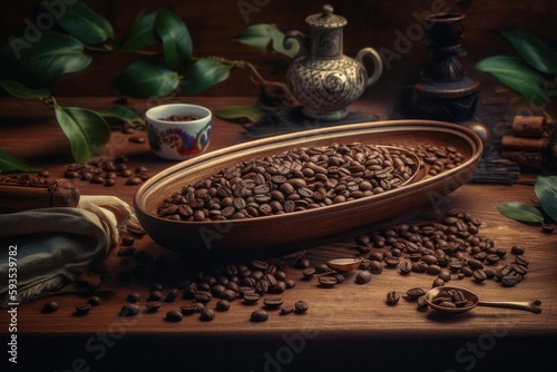 Coffee beans, Ai generated
