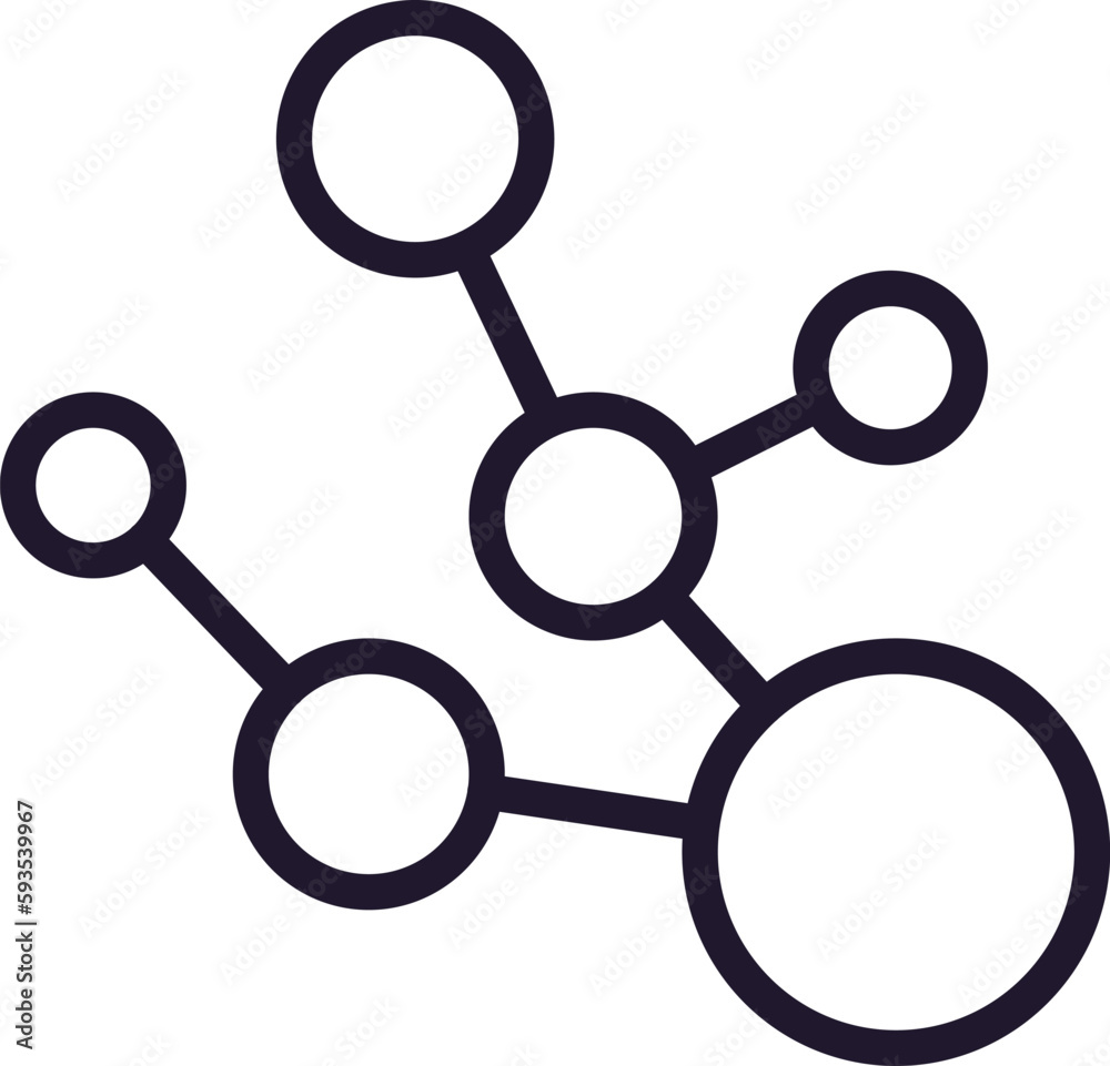 Single line icon of molecule High quality vector illustration for design, web sites, internet shops, online books etc. Editable stroke in trendy flat style isolated on white background Single line icon of molecule High quality vector illustration for design, web sites, internet shops, online books etc. Editable stroke in trendy flat style isolated on white background