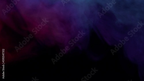 Wallpaper Mural Smoke from Ultrasonic Aroma Diffuser and colorful light on black background. Color Steam moving in dark. Real Artificial smoke in Colorful light on black. Represent mood and tone feeling of Cyber punk Torontodigital.ca