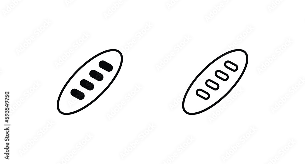 Bread icon design with white background stock illustration Bread icon design with white background stock illustration