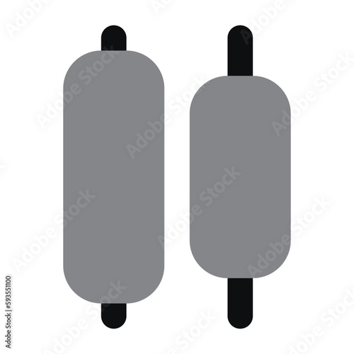 horizontal distribute center icon