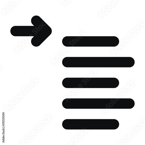 first line left indent icon