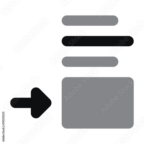 space after paragraph icon