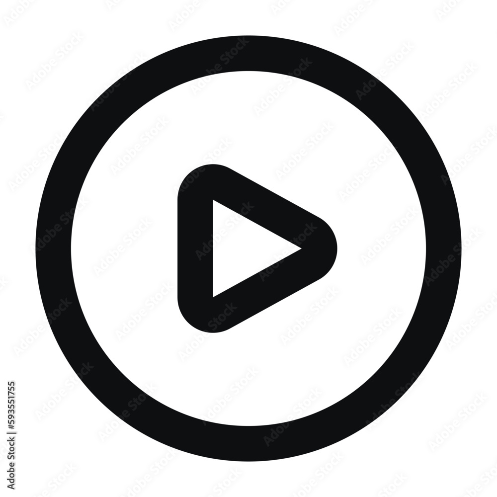 play button icon for web ui design play button icon for web ui design