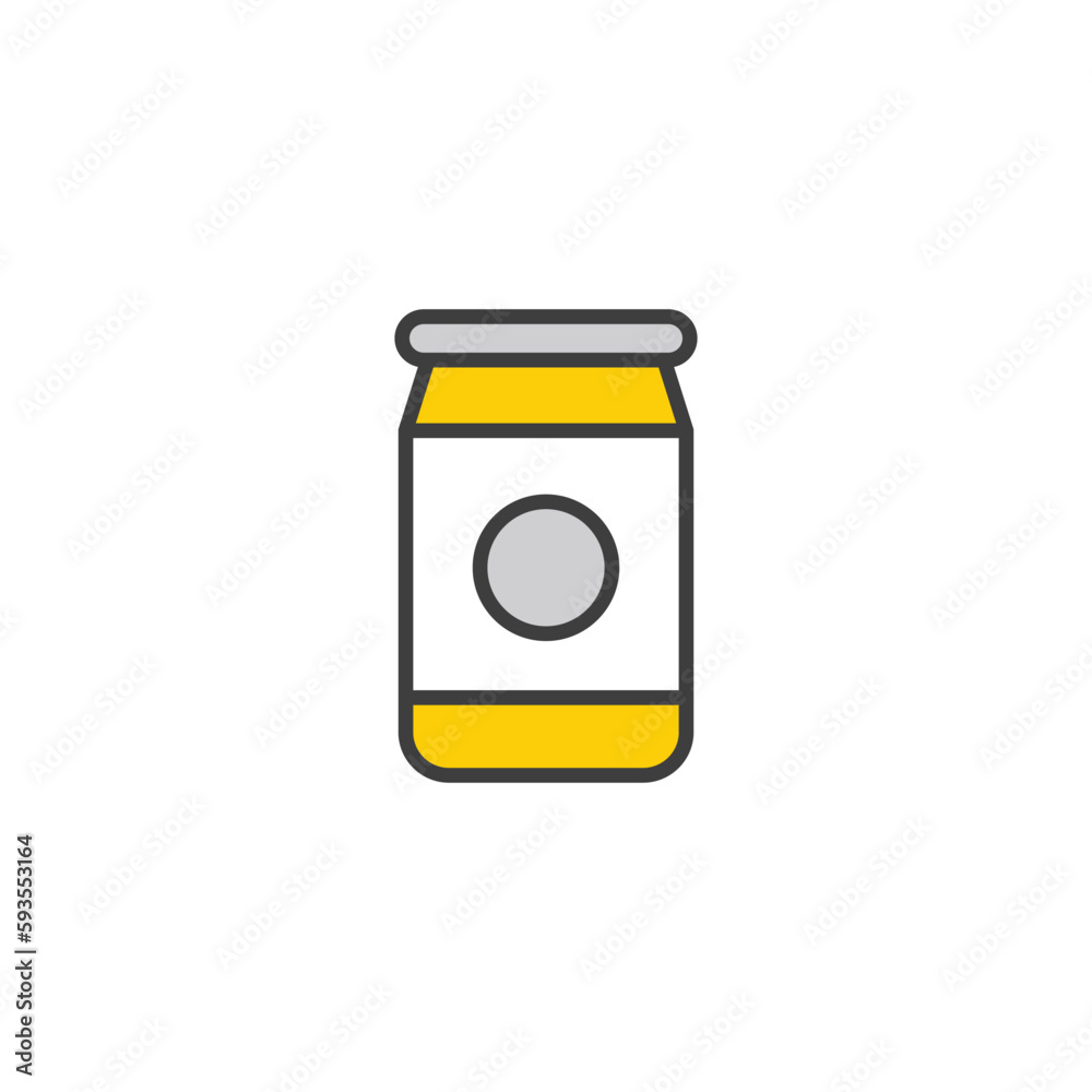 Softdrink icon design with white background stock illustration Softdrink icon design with white background stock illustration