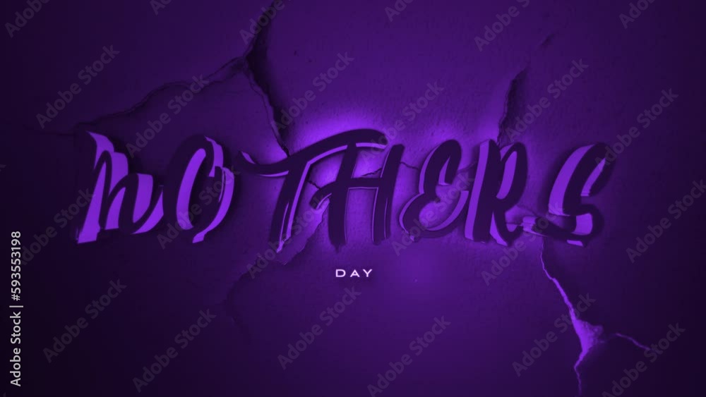 Monochrome Mothers Day on dark purple gradient, motion abstract holidays, family and promo style background Monochrome Mothers Day on dark purple gradient, motion abstract holidays, family and promo style background