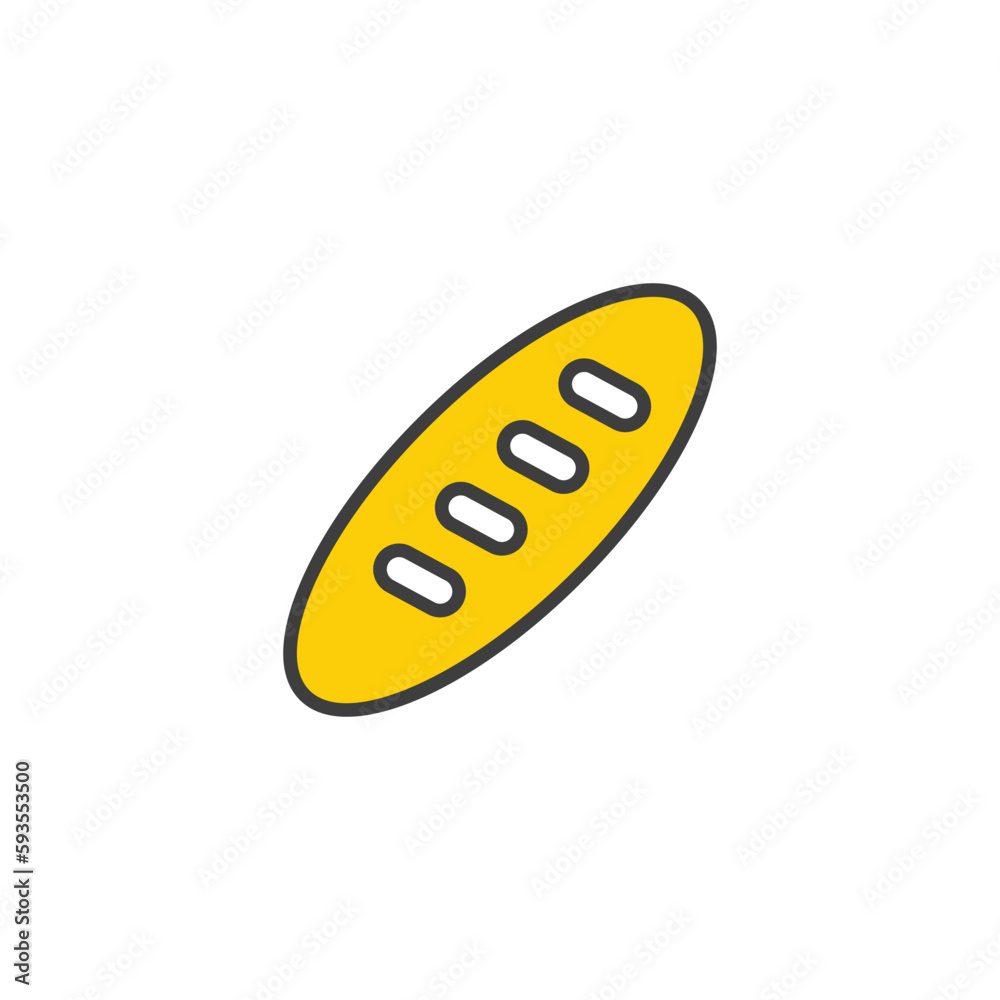 Bread icon design with white background stock illustration Bread icon design with white background stock illustration