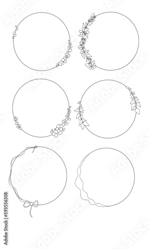 Kreise Ornamente für Journals