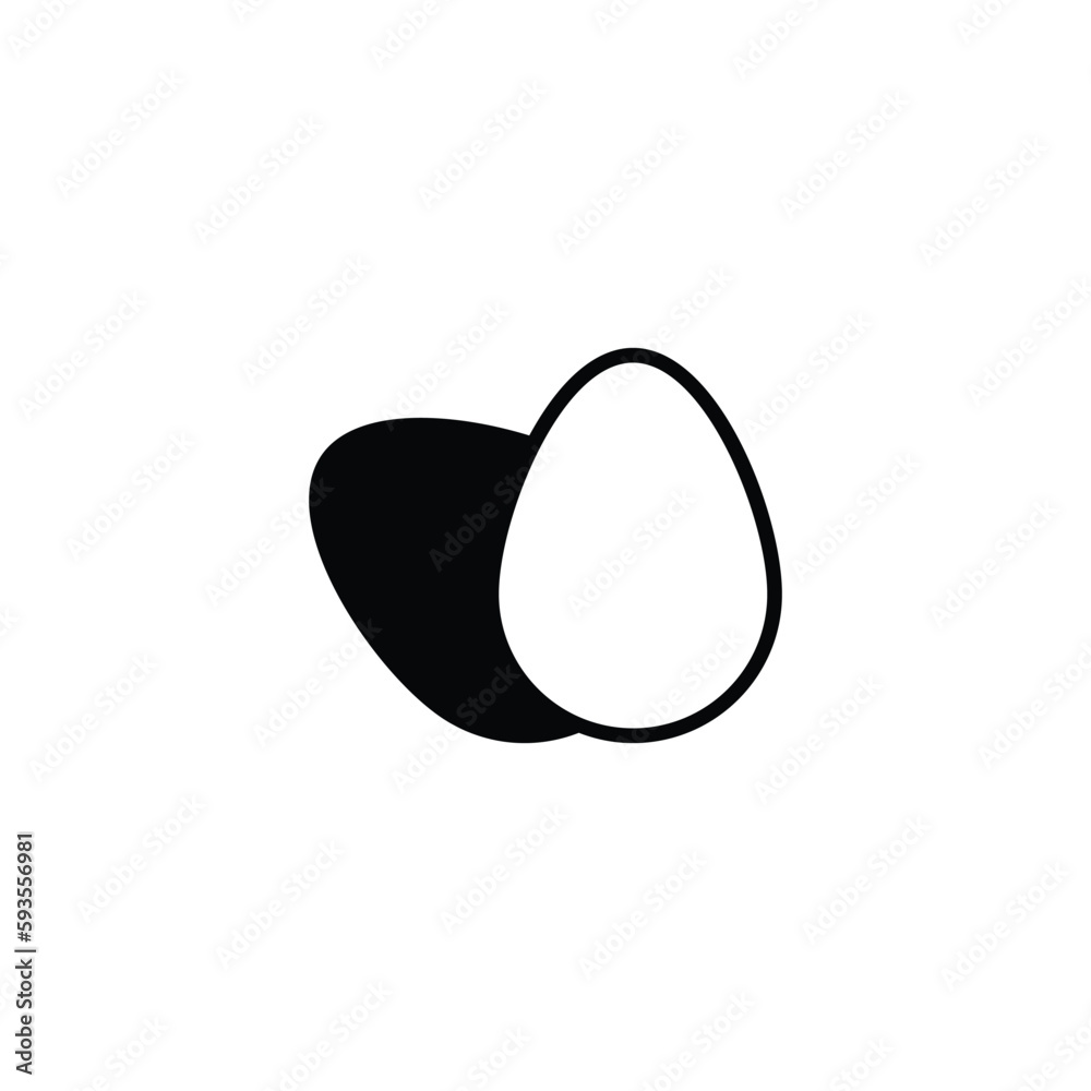 Eggs icon design with white background stock illustration Eggs icon design with white background stock illustration