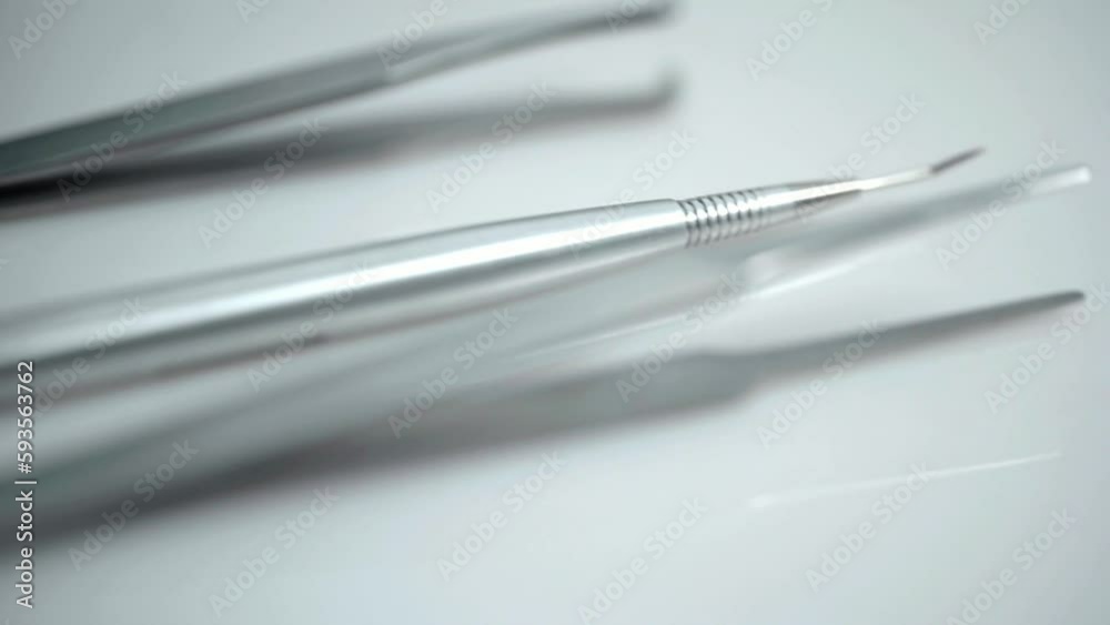 Beauticians Tweezers And Grooming Tools, Closeup