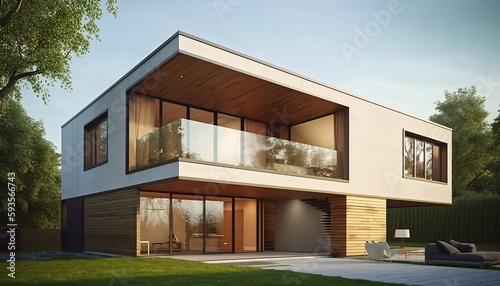 Maison Moderne en Bois et Béton Architecture Audacieuse pour Votre Projet de Design