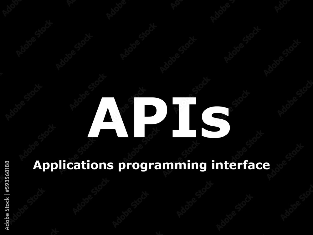 Obraz premium APIs
