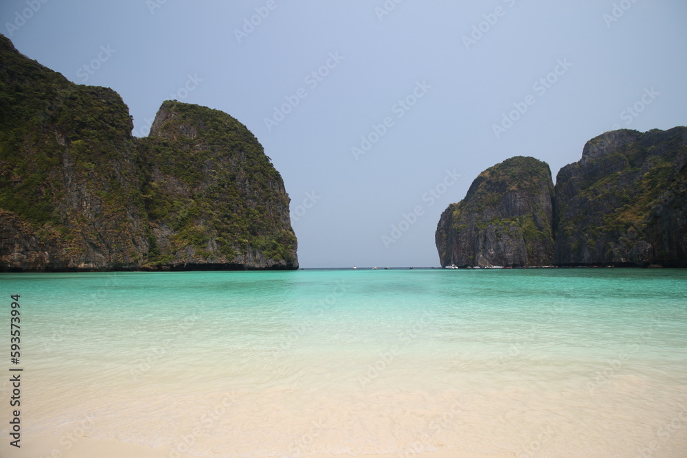 tropical beach vacation , summer of maya beach Thailand