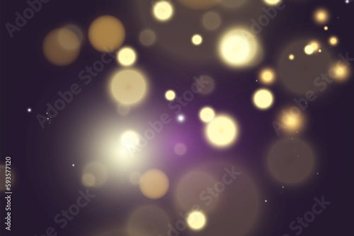 Brilliant gold dust vector shine. Glittering shiny ornaments for background. Vector illustration. 
