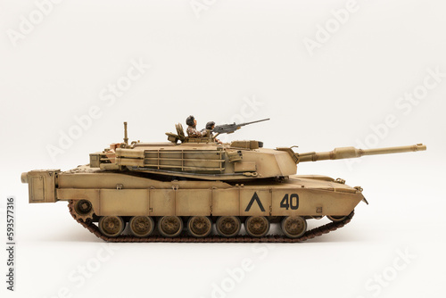 American M1A1 Abrams 120 mm Main Battle Tank Scale Model photo