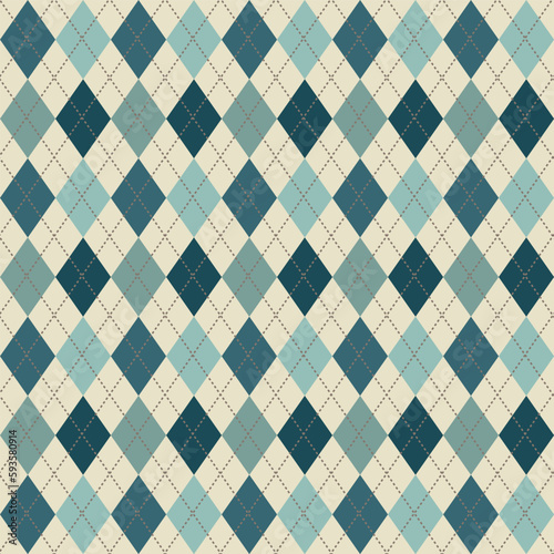 diamond argyle seamless pattern. Fabric texture background. fathers day, new year , octoberfest , christmas background