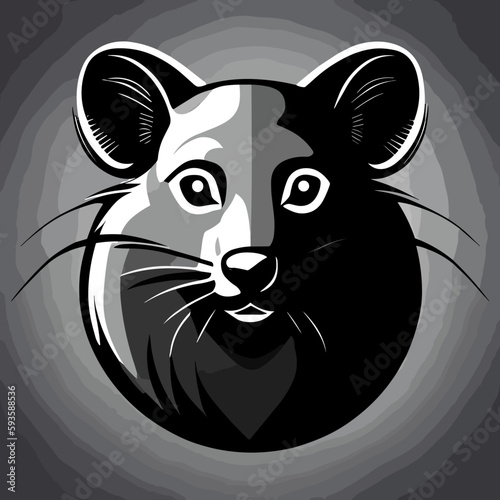 rat head vector