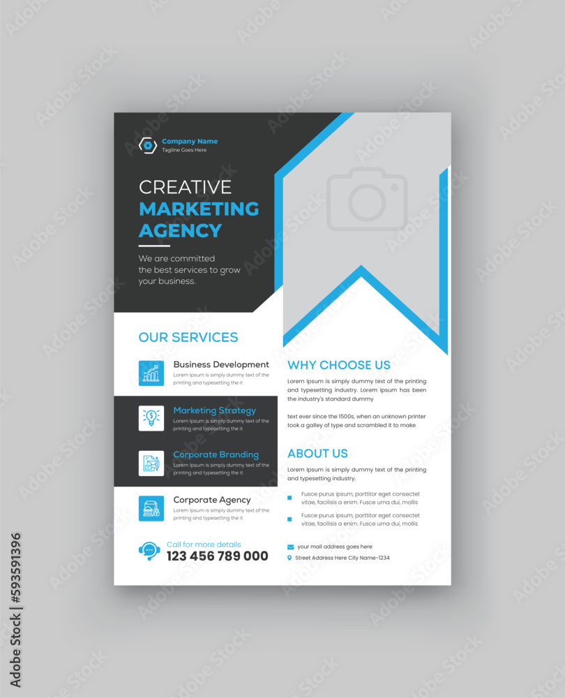 Corporate Business company flyer template vector design, Flyer Template Geometric shape used for business poster layout, corporate banners, and leaflets. Graphic design layout with triangle Corporate Business company flyer template vector design, Flyer Template Geometric shape used for business poster layout, corporate banners, and leaflets. Graphic design layout with triangle