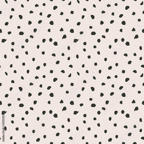 Doodle dots seamless pattern for textile